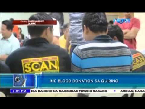 Blood donation, isinagawa ng Iglesia Ni Cristo sa Camarines Sur at ...