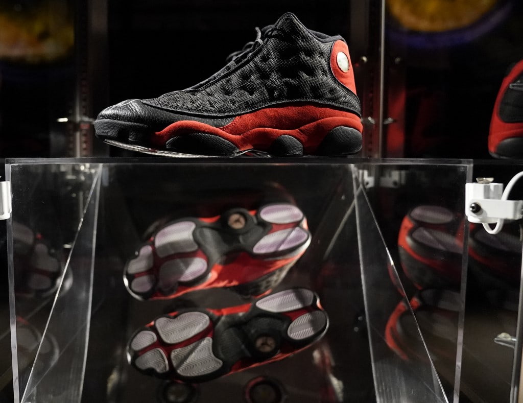 Nike Air Jordan 13 sneakers sell for record $2.2 million in Sotheby's  auction - The Washington Post